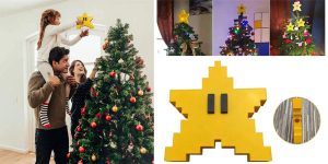 Estrella 3D Mario Bros para árbol de Navidad barata en AliExpress