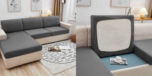 Funda elástica para cojines de sofá