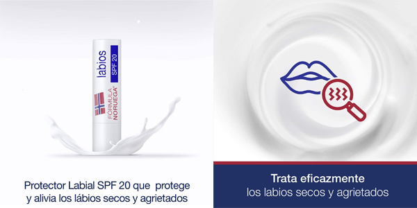 Pack x2 Protector Labial Neutrogena Fórmula Noruega SPF20 en Amazon