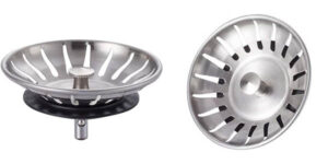 Pack x2 tapones de fregadero de acero inoxidable Ibergrif