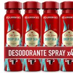 Pack x4 Desodorante corporal en spray Old Spice Deep Sea de 150 ml para hombre barato en Amazon