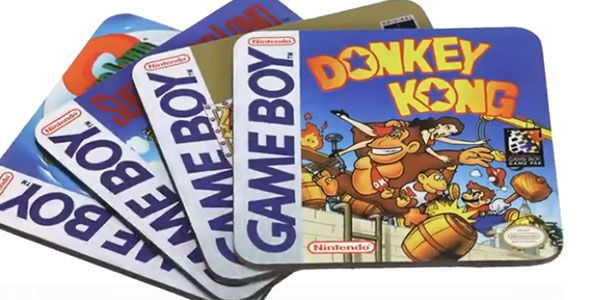 Pack de 4 posavasos de Nintendo Game Boy barato