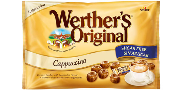 Caramelos toffee sin azúcar Werther's Original con sabor a capuccino 1kg baratos en Amazon