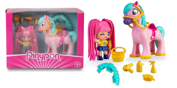 Playset Pony Melena al Viento de Pinypon con figura barata en Amazon