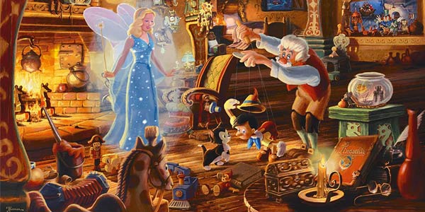 Puzle x1.000 Piezas Pinocho Thomas Kinkade Disney Geppettos Pinocchio (Schmidt 57526) en Amazon