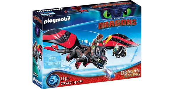 Set x12 piezas Dragons: Dragon Racing: Hipo y Desdentao (Playmobil Dreamworks 70727) barato en Amazon