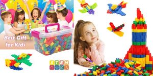 Set de construcción de 850 piezas para niños barato en Amazon