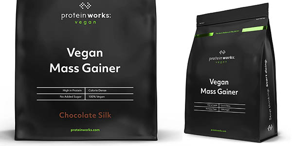 Vegan Mass Gainer The Protein Works chocolate chollo