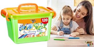 Pack x120 Lápices y rotuladores de colores BIC Kids Colouring barato en Amazon