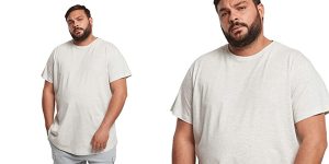 Camiseta manga corta Urban Classics Shaped Long Tee T-shirt para hombre barata en Amazon