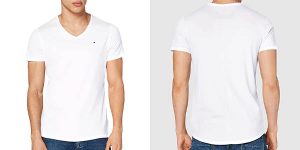Camiseta Tommy Hilfiger Slim Fit V-Neck para hombre