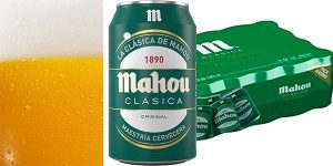 Chollo Pack de 24 latas de cerveza Mahou Clásica de 33 cl