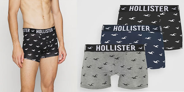 ▷ Chollo Pack Hollister Pattern para hombre por sólo 17,50€ (-39%)