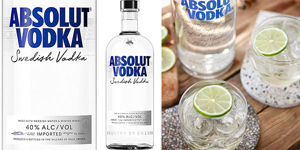 Chollo Vodka Absolut de 1 litro 