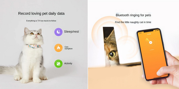 Collar inteligente ajustable Petkit para mascotas en AliExpress