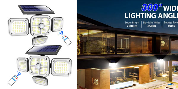 Focos solares LED baratos