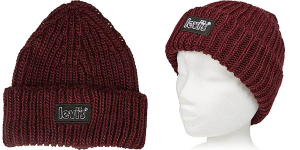 Gorro Levi's de punto grueso para hombre