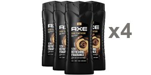 Pack x4 Gel de ducha y champú AXE Dark Temptation de 400 ml para hombre barato en Amazon