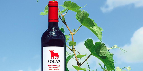 Pack x6 Vino tinto Solaz Tempranillo & Cabernet Sauvignon de 750 ml en Amazon