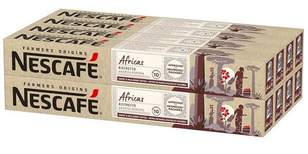 Pack x80 Cápsulas de café Nescafé Farmers Origins Africas Ristretto barato en Amazon