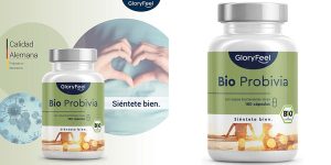 Envase x180 Cápsulas Glory Feel Bio Probióticos y Prebióticos Intestinales barato en Amazon