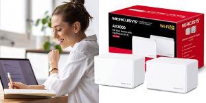 Pack x2 Halo H80X Sistema router WiFi AX3000 de Mercusys barato en Amazon