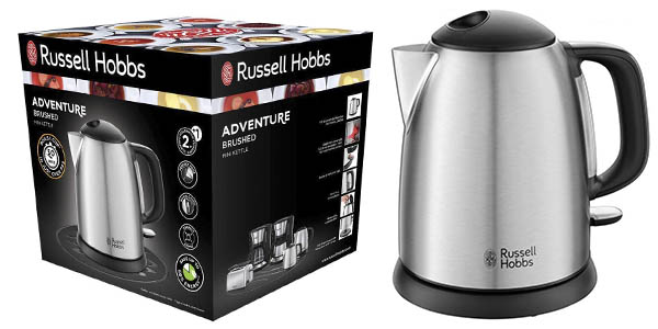 ▷ Chollo Hervidor de agua eléctrico Russell Hobbs Adventure de 1 litro por  sólo 23,99€ (-40%)