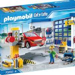 Set x153 Piezas taller de coches Playmobil City Life 70202 barato en Amazon