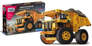 Set de construcción STEM Camión minero Mechanics Lab de Clementoni barato en Amazon