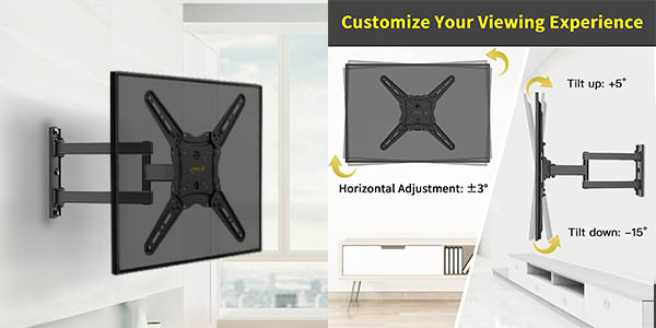 Soporte de pared Alphamount para TV de 26" a 60" VESA 400