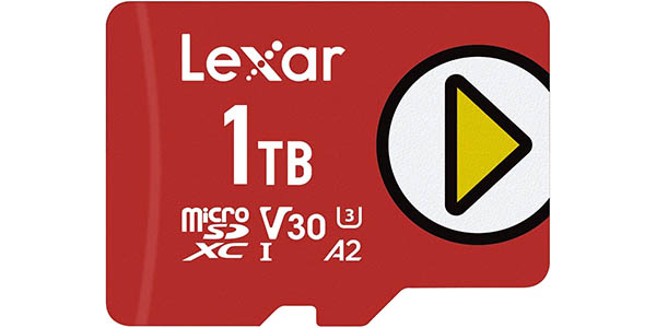 Tarjeta microSDXC Lexar Play de 1 TB