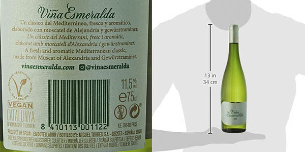 Viña Esmeralda vino blanco oferta