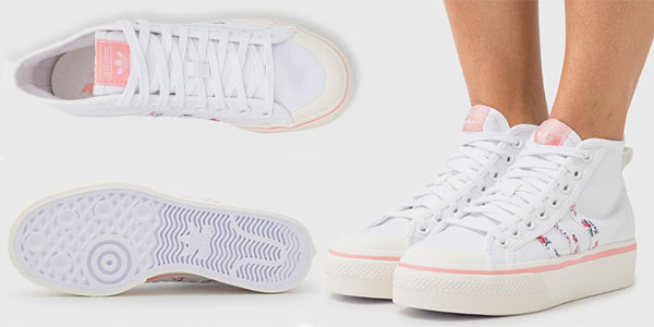 Zapatillas de media caña Adidas Nizza Platform Mid para mujer baratas