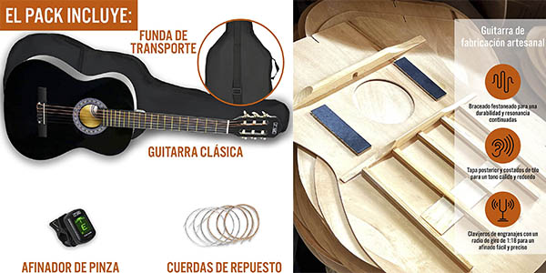 3rd Avenue pack guitarra clásica española iniciación oferta