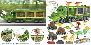Aoski camión dinosaurios juguete chollo