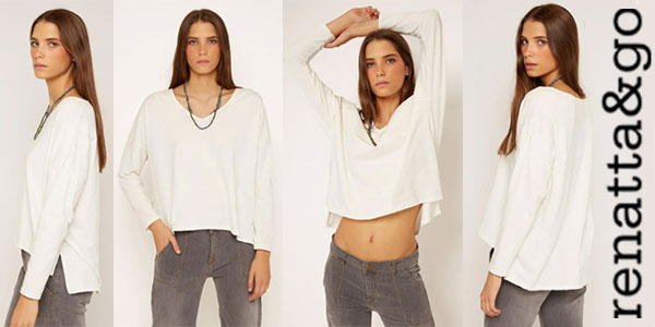 Chollo Camiseta oversize Renatta & Go para mujer 