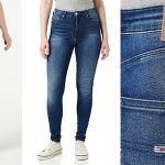 Chollo Vaqueros Tommy Hilfiger Sylvia de talle alto para mujer