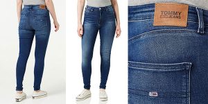 Chollo Vaqueros Tommy Hilfiger Sylvia de talle alto para mujer