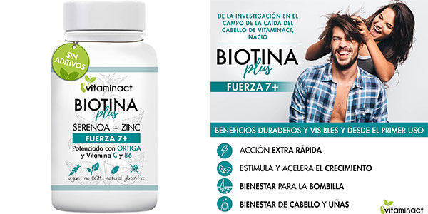 Chollo Vitaminas Biotina Plus Fuerza 7+ para el cabello