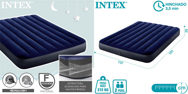 Colchón hinchable Intex Dura-Beam Standard doble