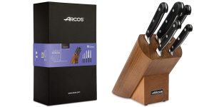 Juego de 5 Cuchillos de cocina Arcos Serie Opera con taco baratos en Amazon