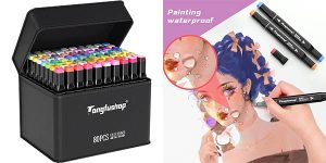 Estuche TongfuShop de 80 rotuladores permanentes