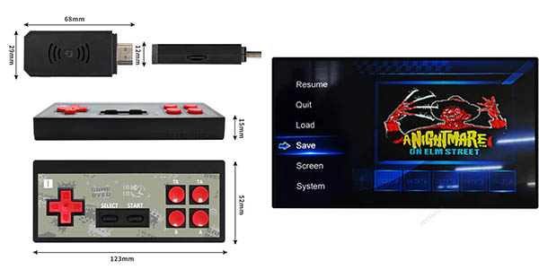 Mini consola HDMI TECTINTER Y2S Pro HD