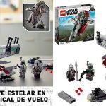 Playset x 593 piezas Nave estelar de Boba Fett Star Wars (LEGO 75312) barato en Amazon