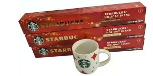Pack x30 Cápsulas Nespresso Starbucks Holiday Blend Limited Edition barato en Miravia