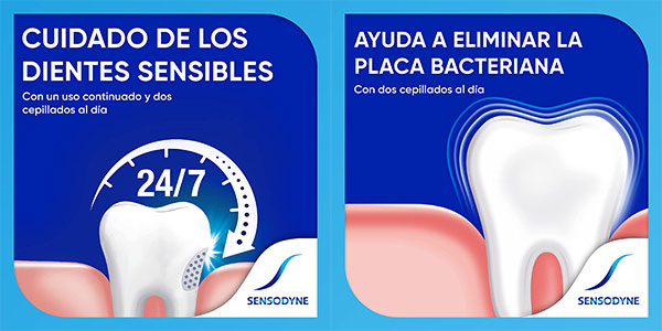 Pack x6 DentÃ­frico Sensodyne Limpieza Refrescante de 75 ml barato