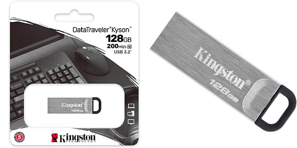Memoria USB Kingston DataTraveler Kyson de 128 GB