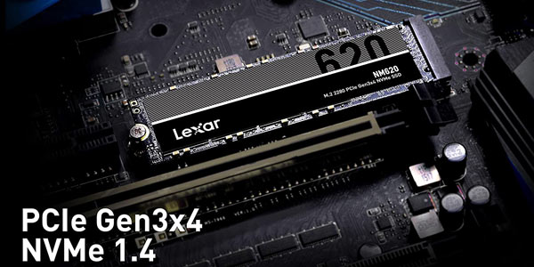 Disco SSD Lexar NM620 SSD 1 TB, M.2 2280 PCIe Gen3x4 NVMe en Amazon