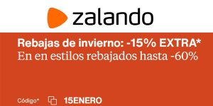 Zalando rebajas invierno código descuento