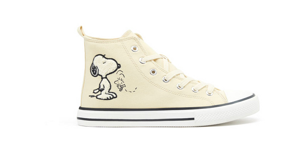 Zapatillas altas Snoopy de Lefties para mujer en Lefties